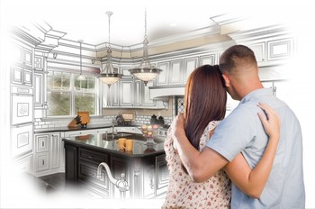 couple dream about kitchen remodeling in Calico Basin, Nevada